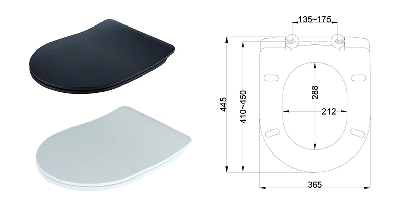 black d shape toilet seat black d shape toilet seat