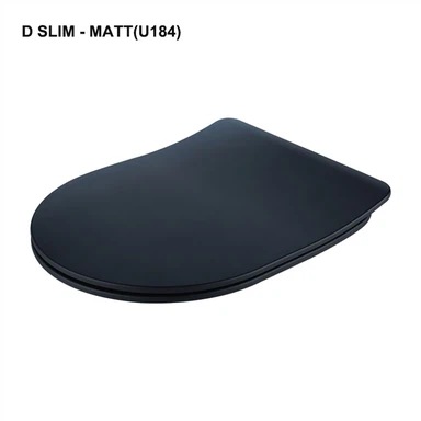 Black Matt Toilet Seat