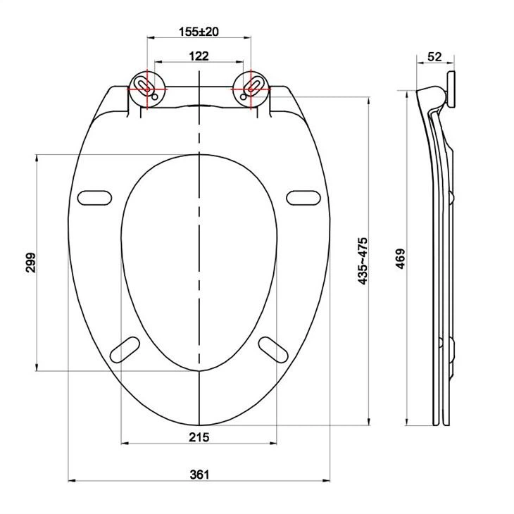 slow release toilet seats