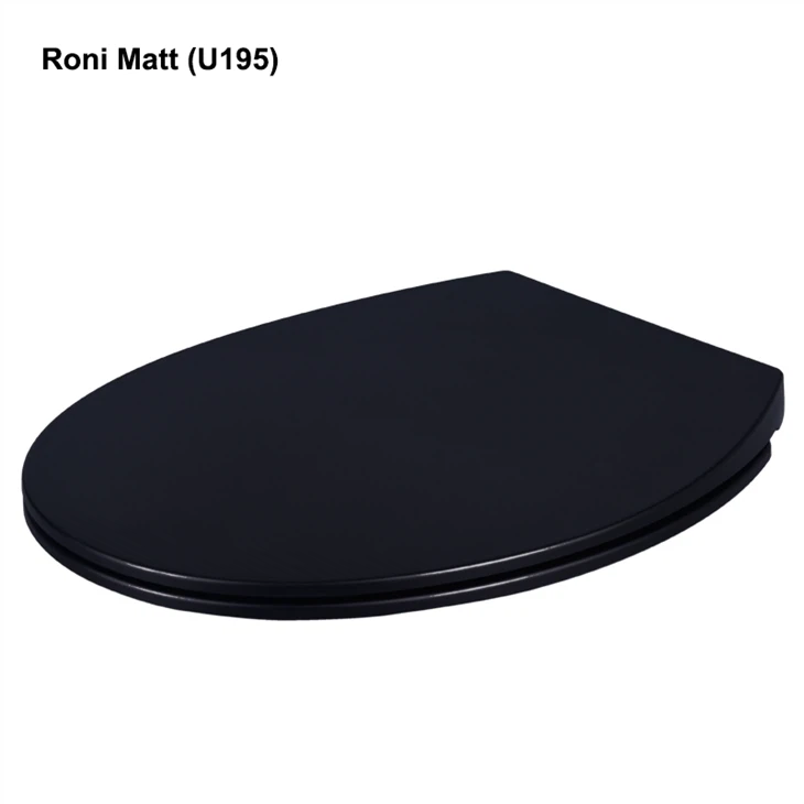 Black Round Toilet Seat