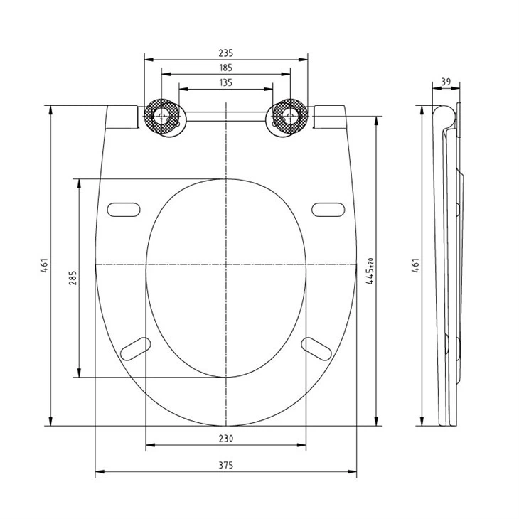 matt black toilet seat soft close replacement