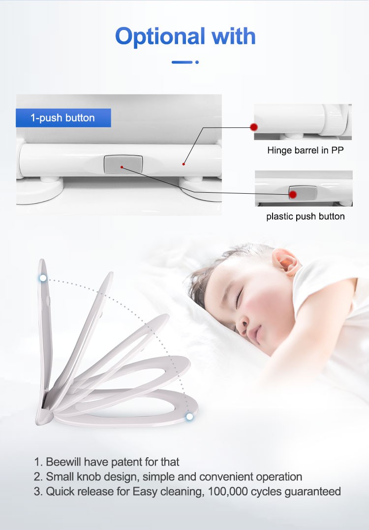 Quick Release PP Toilet Seats Quick Release PP Toilet Seats