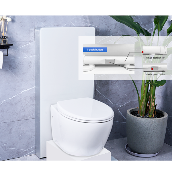 Hinges of PP toilet seat Hinges of PP toilet seat