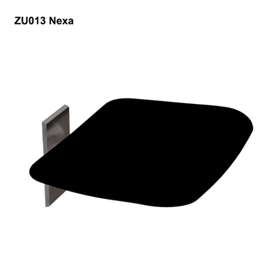 Black Folding Shower Seat