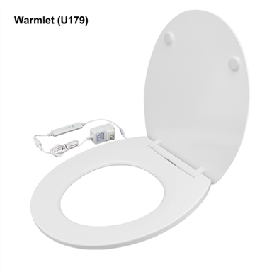 Heated Toilet Seat Compatible With Round Toilets